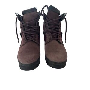 Timberland Field Boots Suede Burgundy Brown Thinsulate 95316 Womens 8.5 M